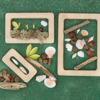 Natural Focus Frames for outdoor learning and natural art