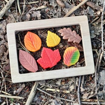 Leaves - Sensory Play Stones - Yellow Door